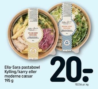 REMA 1000 Ella-Sara pastabowl Kylling/karry eller moderne cæsar tilbud