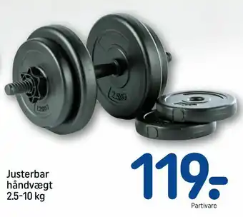 Justerbar håndvægt