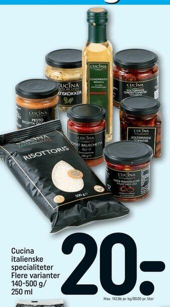 REMA 1000 Cucina italienske specialiteter tilbud