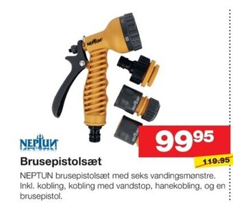 Bauhaus Brusepistolsæt NEPTUN tilbud