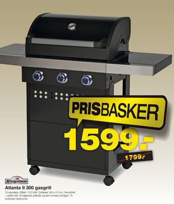 Bauhaus Kingstone gasgrill tilbud