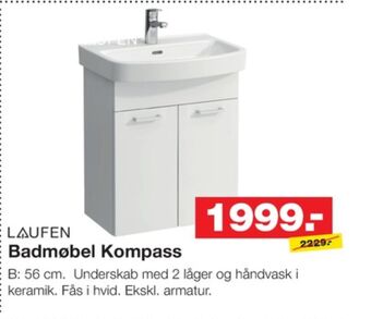 Bauhaus Laufen badmøbel tilbud