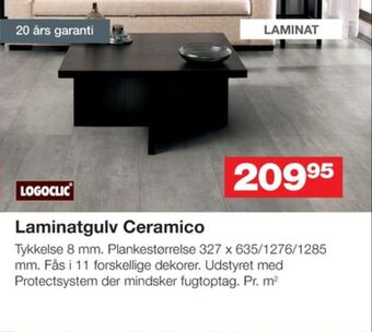Bauhaus Logoclic laminatgulv tilbud