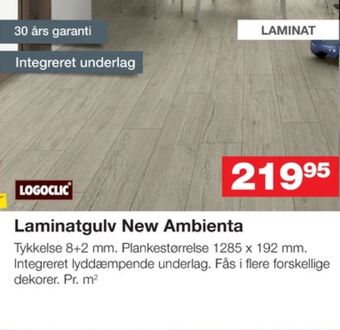 Logoclic laminatgulv