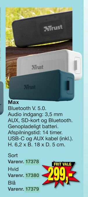 Harald Nyborg Højttaler Zowy tilbud