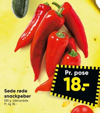Bilka Ukendt peberfrugt tilbud