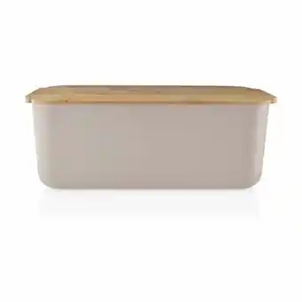 Imerco Eva solo brødkasse - h 15,5 x b 19,2 x l 42,2 cm - kunststof/bambus - sand tilbud
