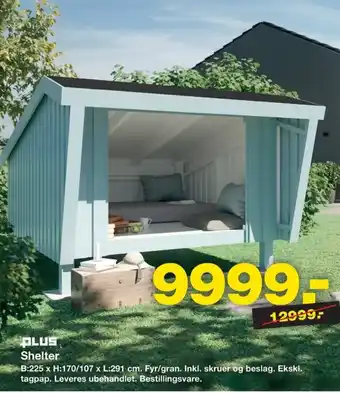 Bauhaus Shelter tilbud