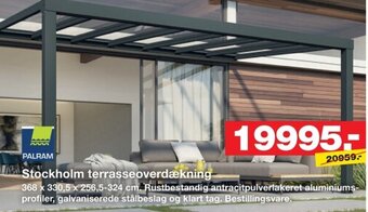 Stockholm terrasseoverdækning