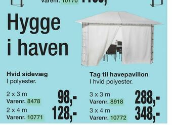 Harald Nyborg Tag til havepavillon tilbud