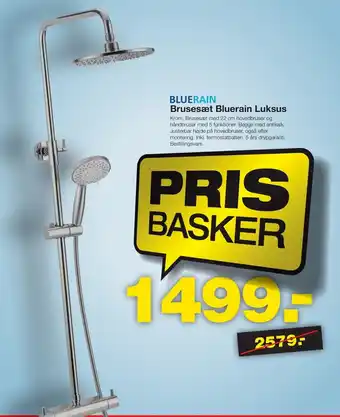 Bauhaus Brusesæt Bluerain Luksus tilbud