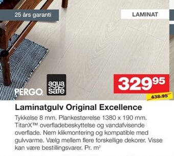 Bauhaus Laminatgulv Original Excellence tilbud