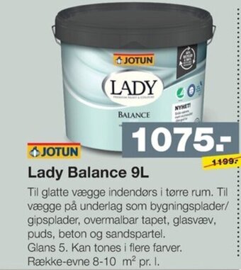 Bauhaus JOTUN Lady Balance 9L tilbud
