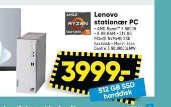 Bilka Lenovo stationær pc tilbud