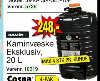 Harald Nyborg Kaminvæske Eksklusiv tilbud