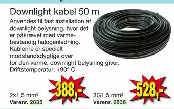 Harald Nyborg Downlight kabel 50 m tilbud