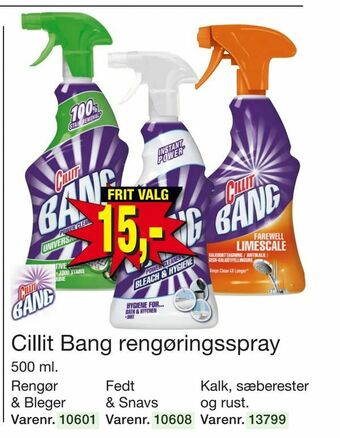 Harald Nyborg Cillit Bang rengøringsspray tilbud