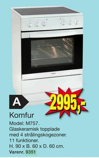 Harald Nyborg Komfur tilbud