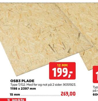 jem & fix Osb3 plade tilbud