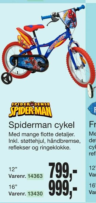 Harald Nyborg Spiderman cykel tilbud