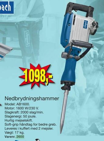 Harald Nyborg Nedbrydningshammer tilbud