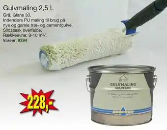 Harald Nyborg Gulvmaling 2,5 L tilbud