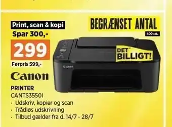 Power Canon printer tilbud