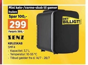 Power Senz køleskab tilbud