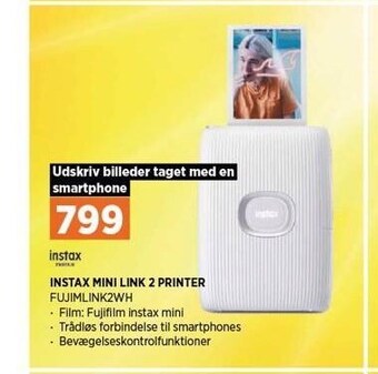 Power Instax mini link 2 printer tilbud