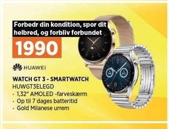 Power Huawei watch gt 3 - smartwatch tilbud
