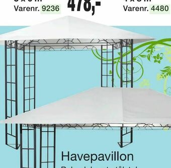 Harald Nyborg Havepavillon tilbud