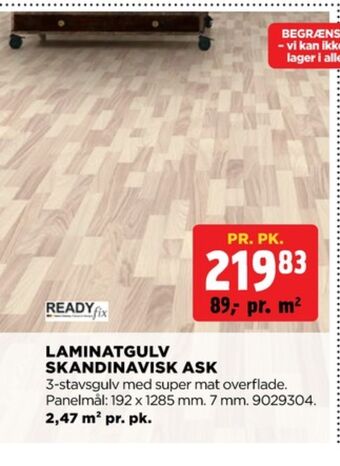 jem & fix Readyfix laminatgulv tilbud
