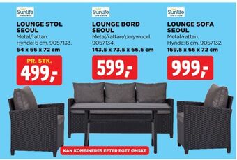 jem & fix Sunlife havestol tilbud