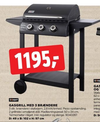 jem & fix Grillexpert gasgrill tilbud
