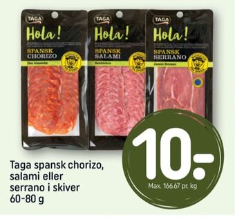 REMA 1000 Taga chorizo tilbud
