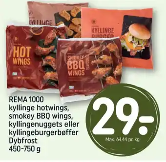 REMA 1000 Rema 1000 hot wings tilbud