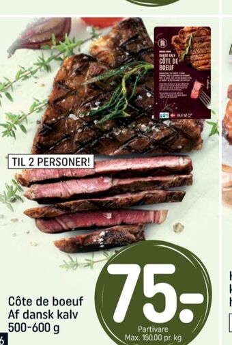 REMA 1000 Rema 1000 kalvesteaks tilbud