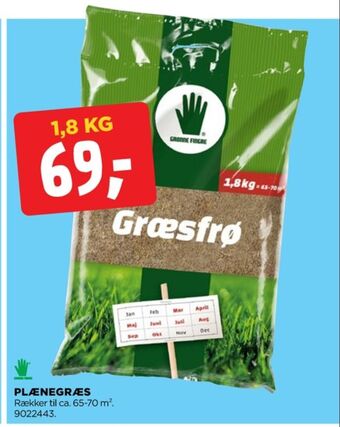 jem & fix Grønne fingre græsfrø tilbud