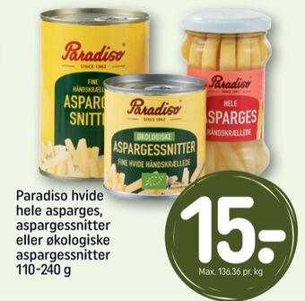 REMA 1000 Paradiso asparges tilbud