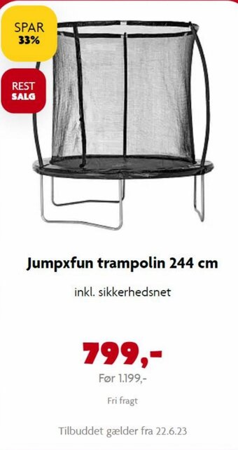 Jumpxfun trampolin 244 cm