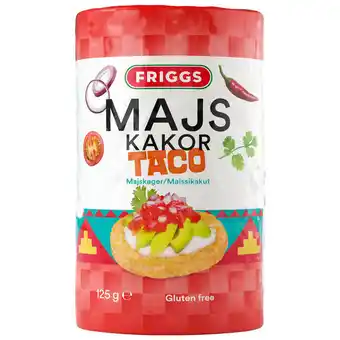 Motatos Friggs | 2 x majskager taco 125g | brød, kiks & kager > brød & knækbrød tilbud