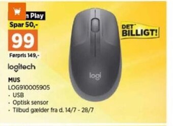 Power Logitech MUS tilbud