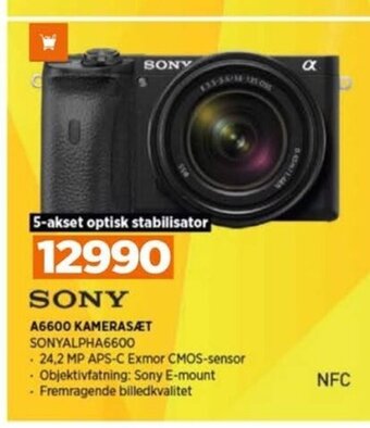Power SONY A6600 KAMERASÆT tilbud