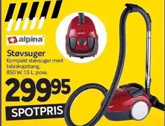 Din Isenkræmmer Alpina støvsuger tilbud