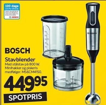 Din Isenkræmmer Bosch stavblender tilbud