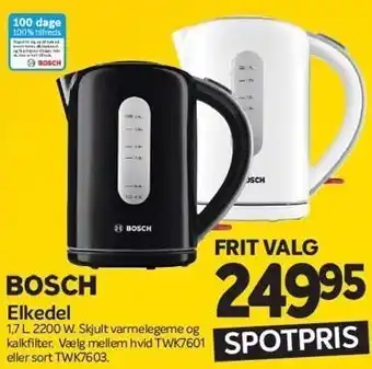 Din Isenkræmmer Bosch elkedel tilbud