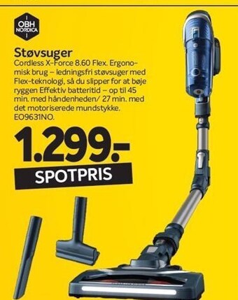 Din Isenkræmmer Obh nordica støvsuger tilbud
