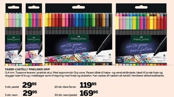 Bog & idé Faber-castell fineliner grip tilbud