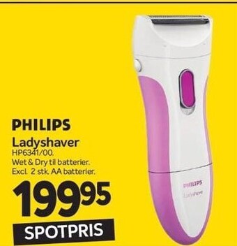 Din Isenkræmmer Philips ladyshaver tilbud