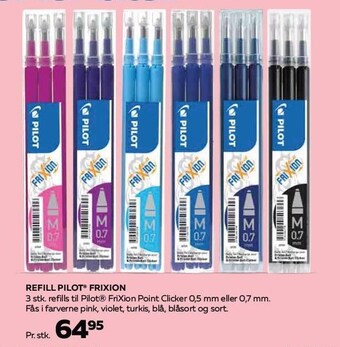 Bog & idé Refill pilot frixion tilbud